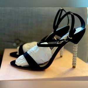 Sophia Webster Rosalind Crystal Heeled Sandals